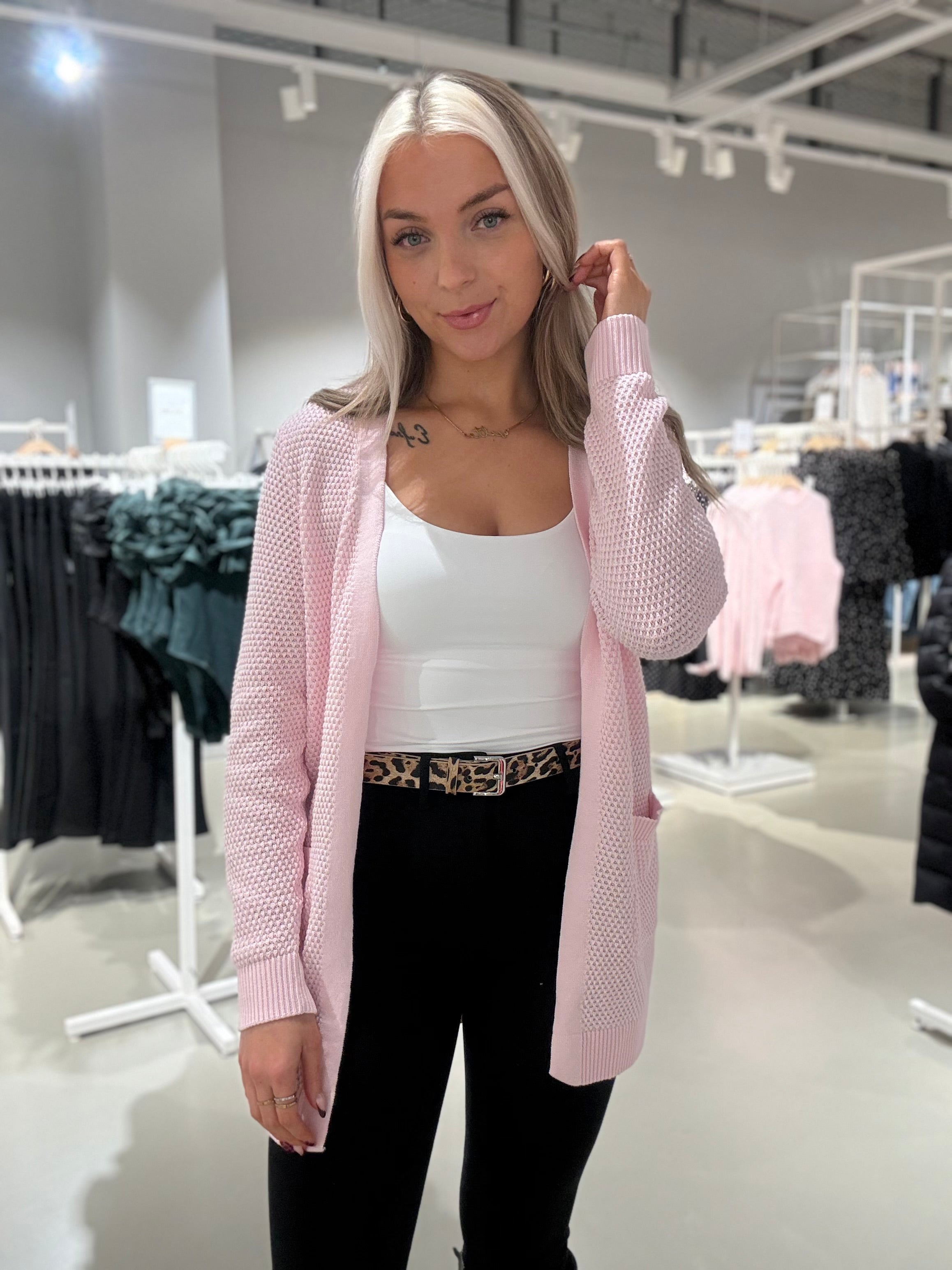 VIDALO Knit Cardigan - Cherry Blossom